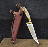 Yavuz Bıçak 23 Cm geyik boynuzu kabze tasarım bıçak